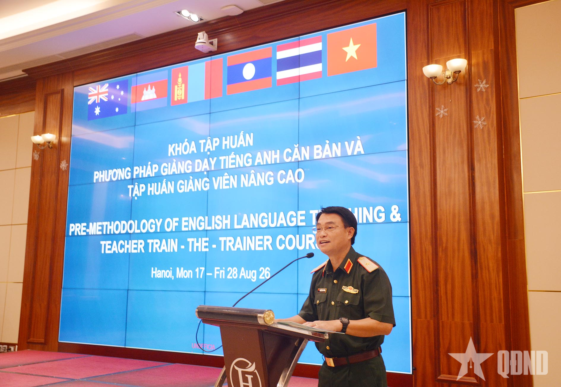Khai mạc Khóa tập huấn về phương pháp giảng dạy cho giáo viên tiếng Anh